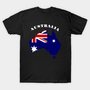 Australia Map T-Shirt